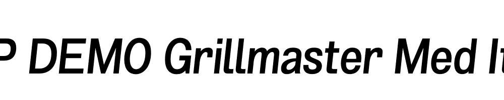 FSP DEMO Grillmaster Med Italic