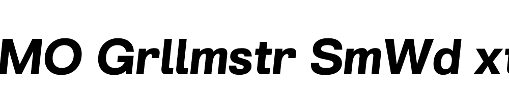 FSP DEMO Grllmstr SmWd xtBd Italic