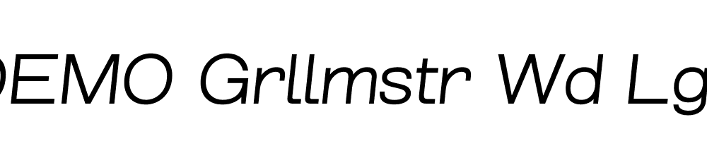 FSP DEMO Grllmstr Wd Lght Italic