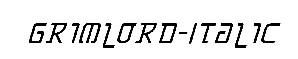 Grimlord-Italic