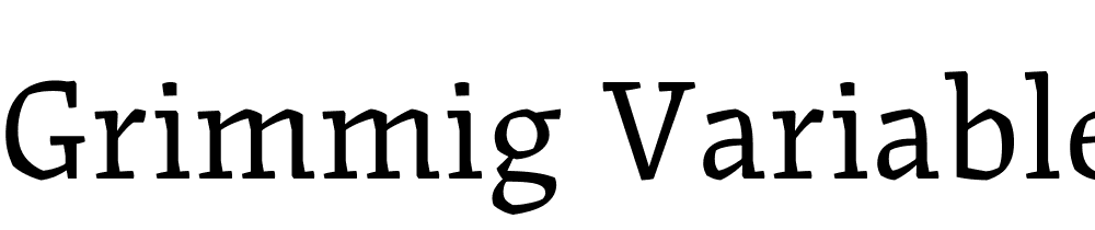 Grimmig Variable