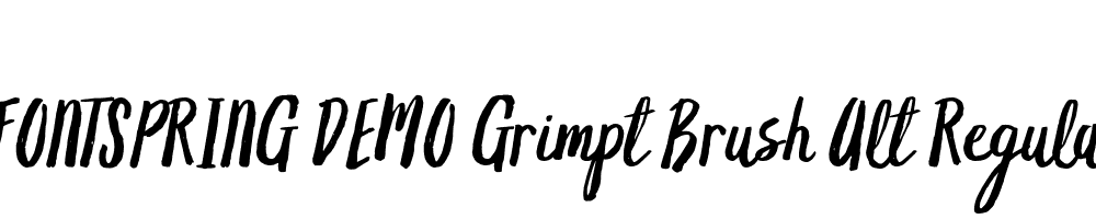  DEMO Grimpt Brush Alt Regular