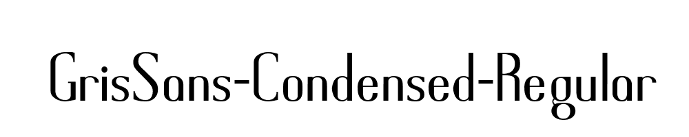 GrisSans-Condensed-Regular