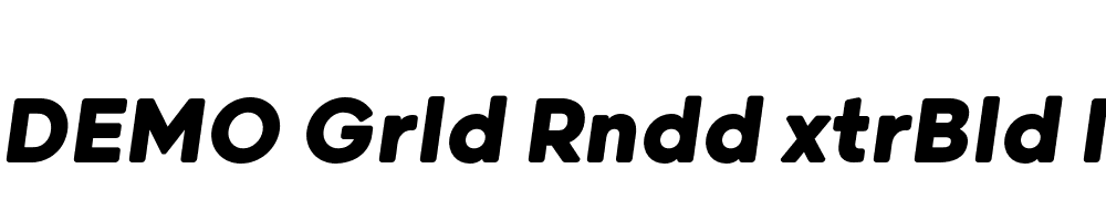 FSP DEMO Grld Rndd xtrBld Italic