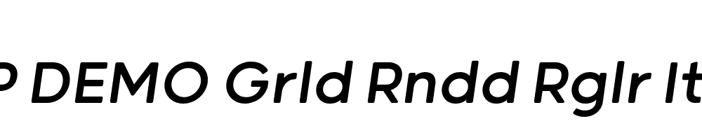 FSP DEMO Grld Rndd Rglr Italic