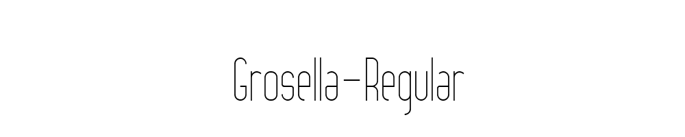 Grosella-Regular