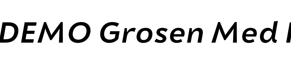 FSP DEMO Grosen Med Italic