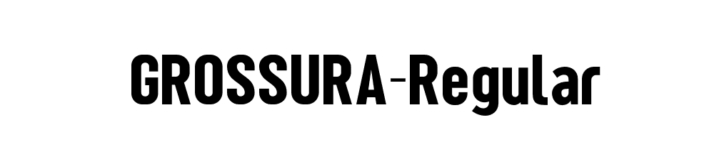 GROSSURA-Regular