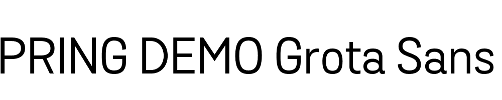  DEMO Grota Sans Regular