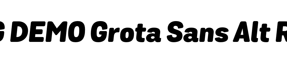  DEMO Grota Sans Alt Rd Black Italic