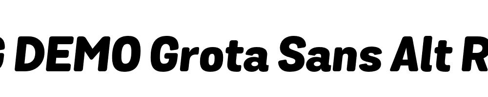  DEMO Grota Sans Alt Rd Heavy Italic