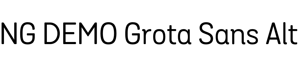  DEMO Grota Sans Alt Rd Regular