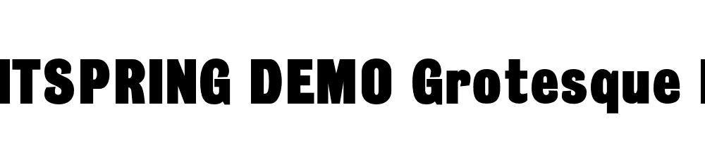  DEMO Grotesque Bold