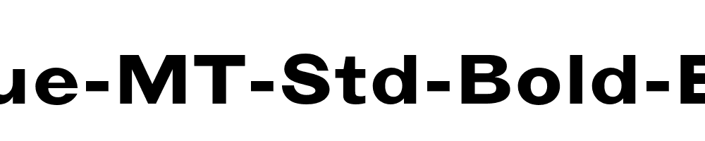 Grotesque-MT-Std-Bold-Extended