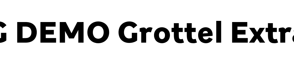  DEMO Grottel ExtraBold Regular