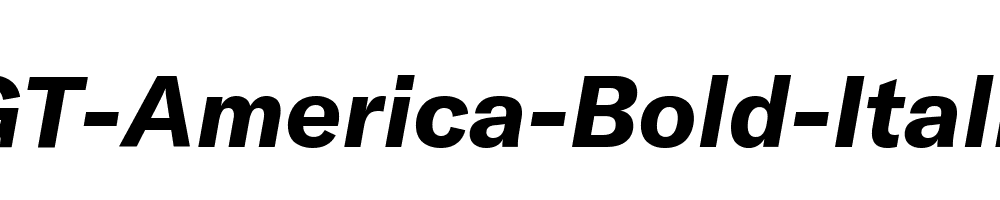 GT-America-Bold-Italic