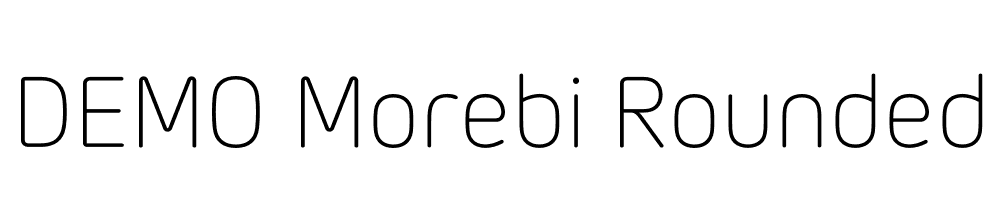  DEMO Morebi Rounded Light Regular