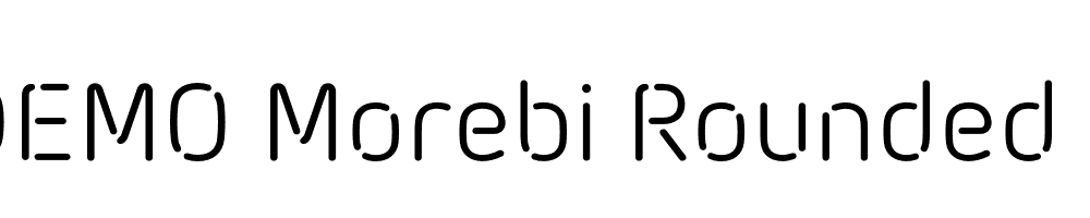  DEMO Morebi Rounded Stencil Regular