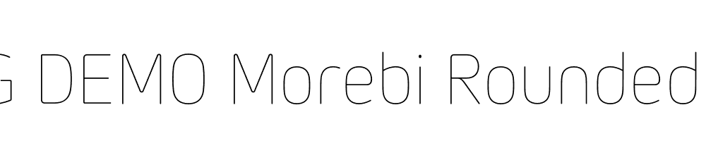  DEMO Morebi Rounded Thin Regular