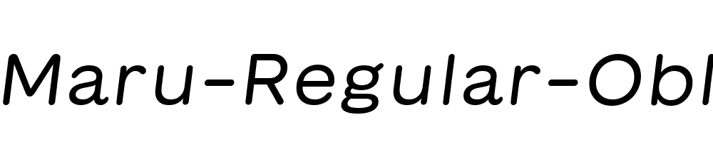 GT-Maru-Regular-Oblique