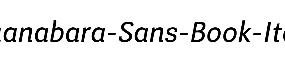 Guanabara-Sans-Book-Italic