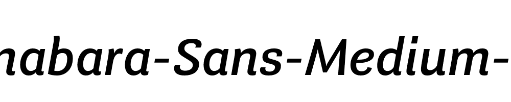 Guanabara-Sans-Medium-Italic