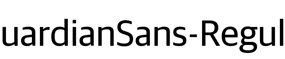 Guardian Sans Regular