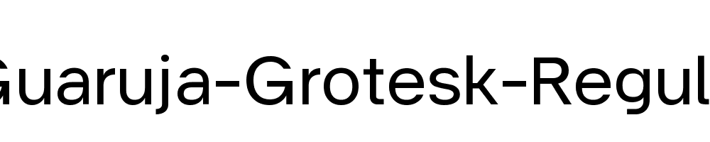 Guaruja-Grotesk-Regular