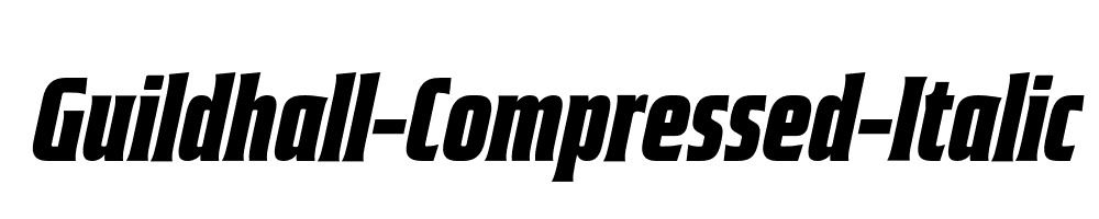 Guildhall-Compressed-Italic