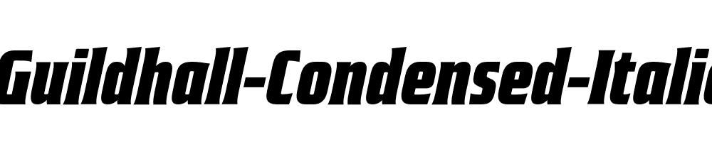 Guildhall-Condensed-Italic