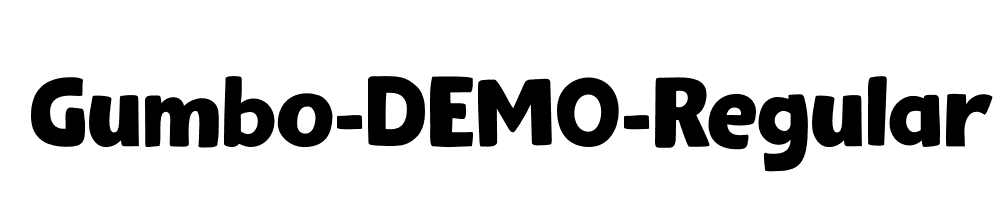 Gumbo-DEMO-Regular