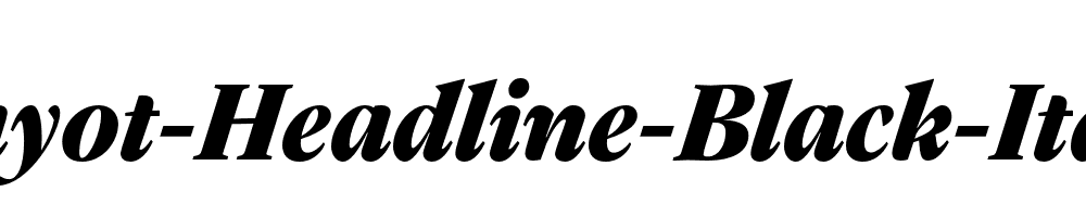 Guyot-Headline-Black-Italic