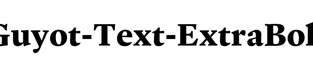 Guyot-Text-ExtraBold