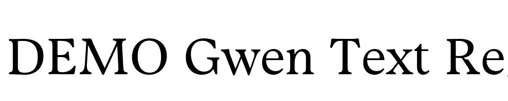 FSP DEMO Gwen Text Regular