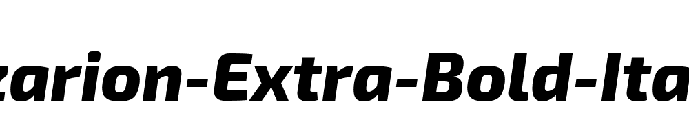 Ezarion-Extra-Bold-Italic