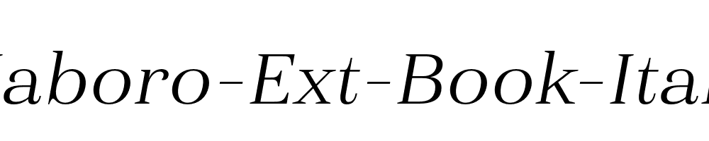 Haboro-Ext-Book-Italic