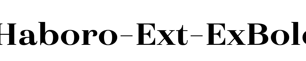 Haboro-Ext-ExBold