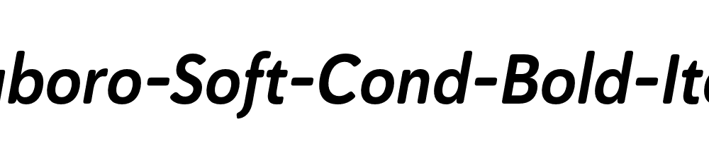 Haboro-Soft-Cond-Bold-Italic