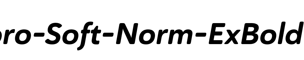 Haboro-Soft-Norm-ExBold-Italic