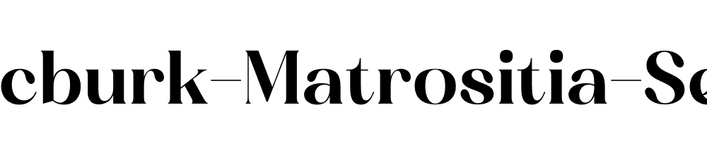 Hacburk-Matrositia-Serif