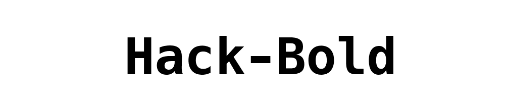 Hack-Bold