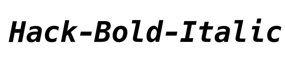 Hack-Bold-Italic