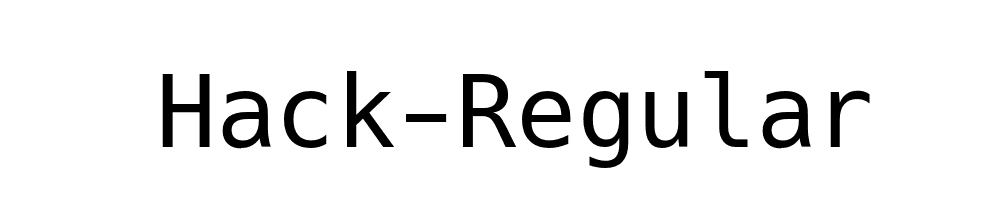 Hack-Regular