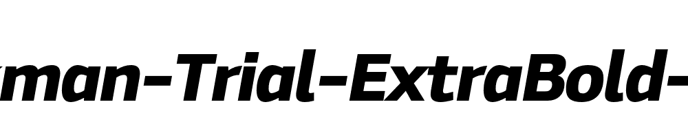 Hackman-Trial-ExtraBold-Italic