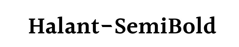 Halant-SemiBold