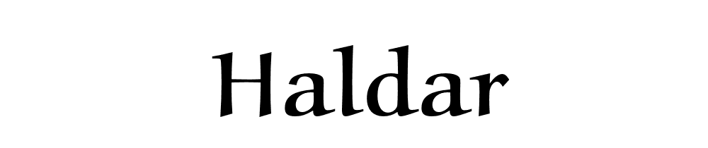 Haldar