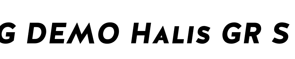  DEMO Halis GR S Black Italic