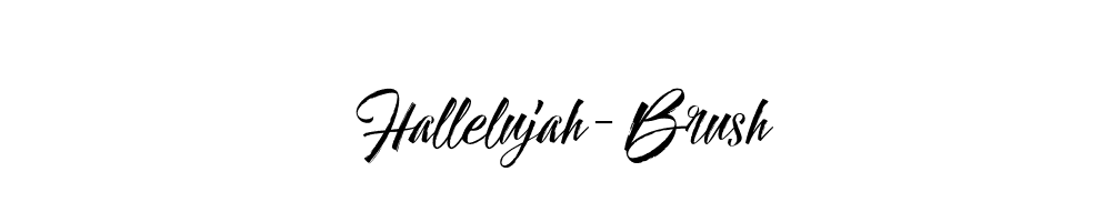 Hallelujah-Brush