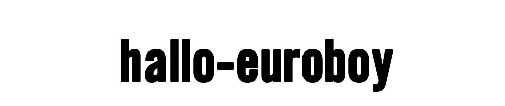 Hallo Euroboy