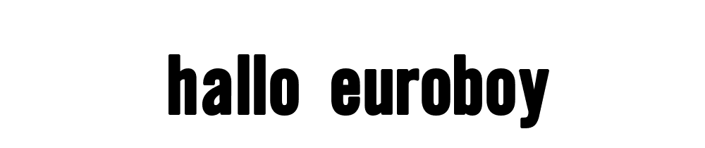 Hallo_euroboy